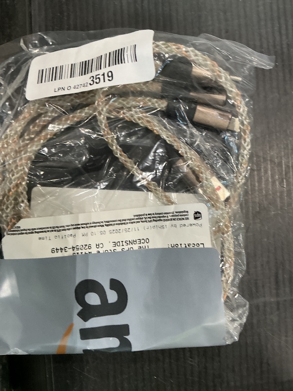 Photo 2 of TISTIPPL 3 in 1 Light up Charging Cable,Multi LED Charging Cable,Light Up Charger Cord,3A USB Cable,Compatible with Most Smart Phones