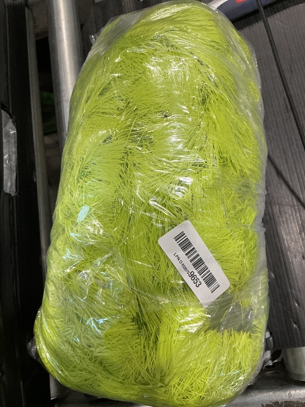 Photo 1 of ***MAJOR DAMAGE*** ***READ CLERK NOTES*** 20 Feet Christmas Garland with Lights, 40 Led Battery Powerd Operated Pre-Lit Long Garland for Stairs Railing Fireplace Mantle Office Door Frame Decor Lime Green Greenery Indoor Outdoor Decorations