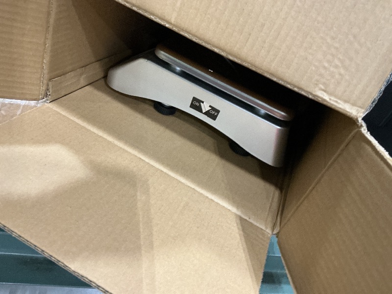 Photo 1 of **UNTESTED**
San Jamar Digital Food Scale, Battery Operated with 66 Pound Capacity for Cooking, Baking, Meal Prep, Diet Tracking, Stainless Steel, 6.82 Pounds, Silver