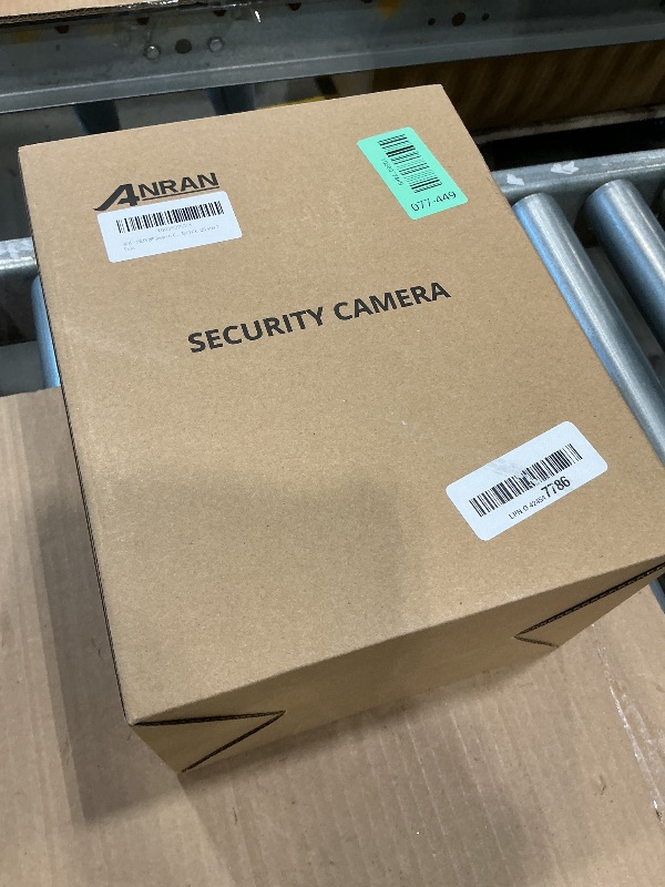 Photo 1 of **Partial Set - ONLY 1 camera**
ANRAN 3MP Security Camera Wireless Outdoor, 2K Solar Outdoor Camera with 360° View, Smart Siren, Spotlights, Color Night Vision, PIR Human Detection, Pan Tilt Control, 2-Way Talk, Q01 Grey 2 Packs