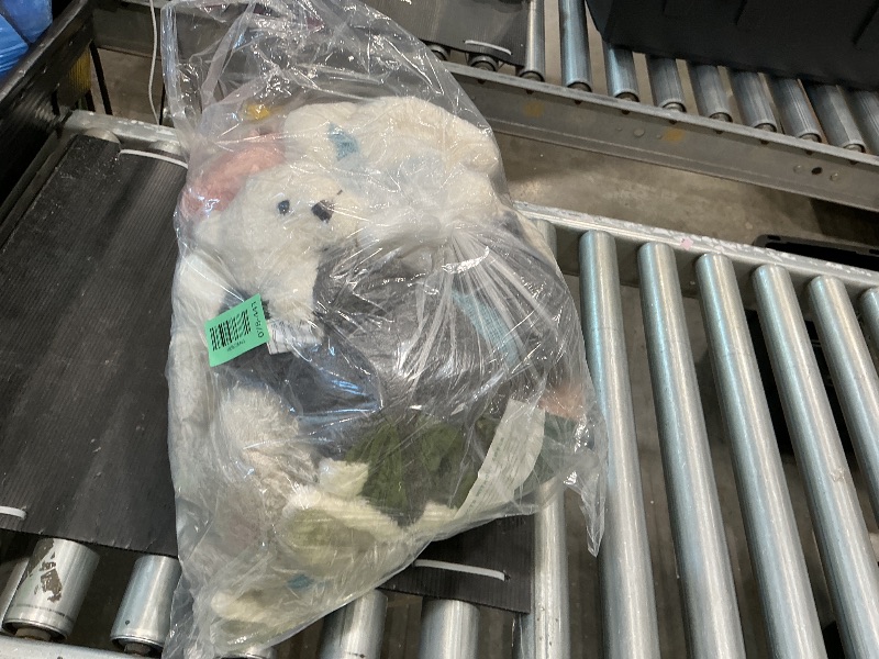 Photo 1 of MaoGoLan 13 inch Stuffed Animals Bulk, 8 Pack Assorted Animals Plush Toy Set with Teddy Bear, Dog, Cat, Panda, Monkey & Bunnies for Kids, Baby Shower Decorations Party Favors