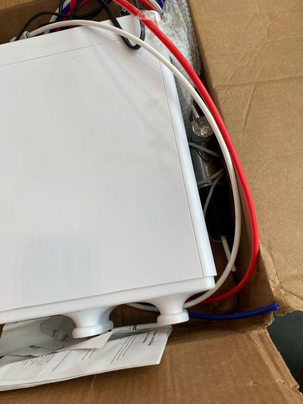 Photo 1 of *Missing items/only whats in picture*
 Reverse Osmosis System with Smart Faucet NSF Certified TDS Reduction, Reinmoson 7 Stage Tankless Reverse Osmosis Water Filter System Under Sink, 400 GPD & 2.5:1 Pure to Drain (RMS-WP-RO400)