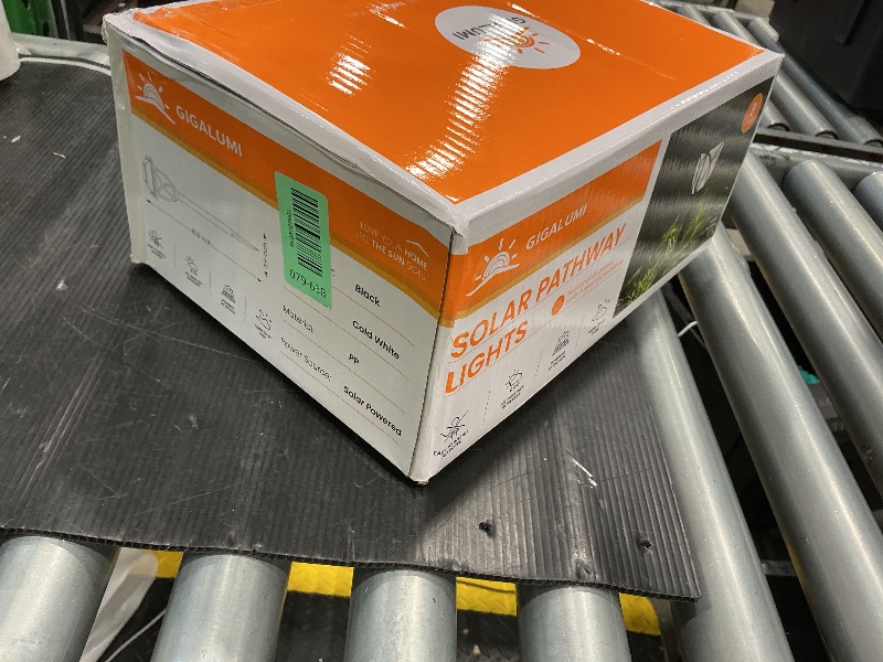 Photo 1 of GIGALUMI Solar Lights Outdoor Waterproof, 8 Pack LED Solar Garden Lights, Outdoor Decorations, Garden Decor for Yard, Patio, Landscape, Planter, Walkway (Cold White)