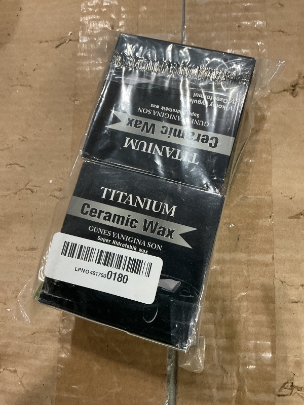 Photo 1 of 2 Packs Titanium Ceramic Wax Cream for Cars,Advanced 2025 Car Coating & Polishing Wax,Strong Protection & Long-Lasting Shine,Waterless Ceramic Spray Wax,Safe for All Paint,Includes Microfiber Sponge