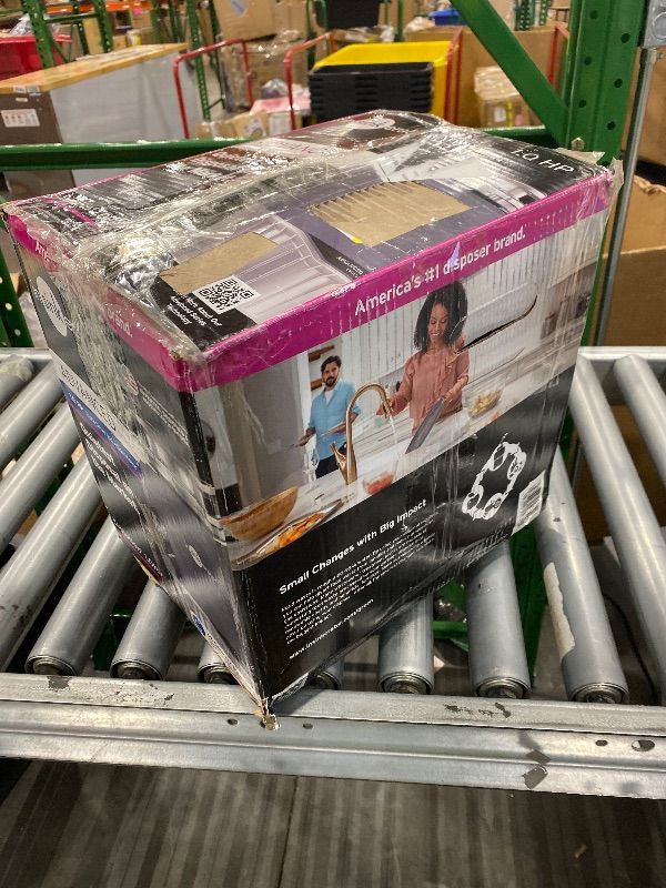 Photo 1 of *USED*
InSinkErator EVOLUTION 1HP 1 HP, Advanced Series Continuous Feed Food Waste Garbage Disposal, Gray