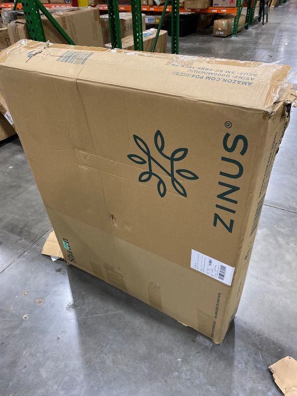 Photo 1 of *USED*
Zinus SmartBase Tool-Free Assembly Mattress Foundation, 14 Inch Metal Platform Bed Frame, No Box Spring Needed, Sturdy Steel Frame, Underbed Storage, Black, Cal King