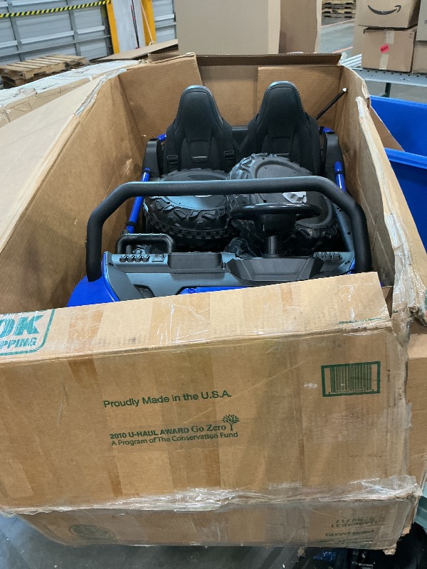 Photo 1 of *USED*
ELEMARA 2 Seater Ride on Car for Big Kids,12V 10AH Ride on Toy for Big Kids?Fast 4MPH Electric Off-Road Truck,Side by Side Vehicle Max 140lbs with Remote,LED Light,Bluetooth,3 Speeds