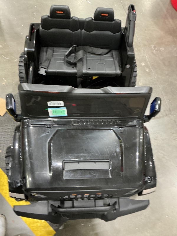 Photo 1 of *USED*
24V Ride on Toys, 2 Seater Kids Ride on Truck Car, Parent Remote Control, 4WD 800w Motor, 3 Adjustable Speeds, Built-in Music Player, Kids Electric Ride on Toys with Easy Assembly, Black
