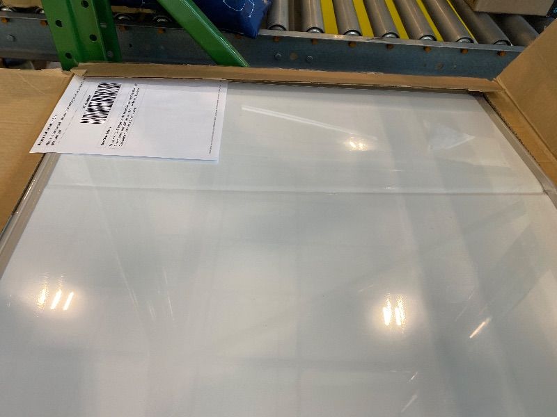 Photo 1 of ***MINOR DAMAGE*** VUSIGN 36" x 24" Magnetic Whiteboard for Wall, Dry Erase Board with Silver Frame, Hanging White Board for Office, Home, Classroom, Conference Room – Accessories Included