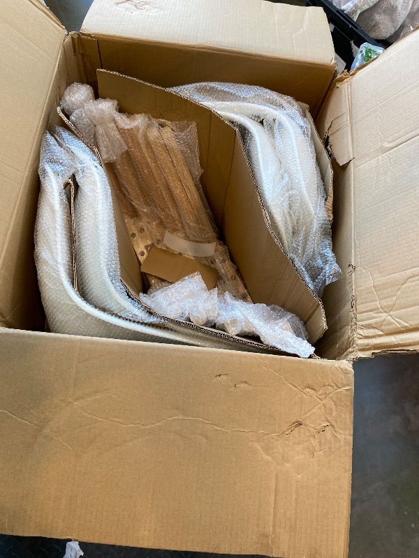 Photo 1 of ***PARTIAL SET*** OLIXIS Dining Chairs Set of 8 Kitchen Mid Century Modern Chairs with Wood Legs and PU Leather Cushion for Living Room Bedroom Outdoor Lounge, White