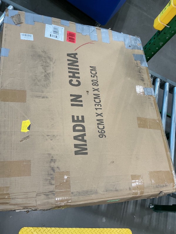 Photo 1 of *Missing peices check clerk comments *
37 Inch Heavy Duty Dog Crate with Wheels,Dog Cage for Large and Medium Dogs with Removable Tray,Dog Kennel Indoor