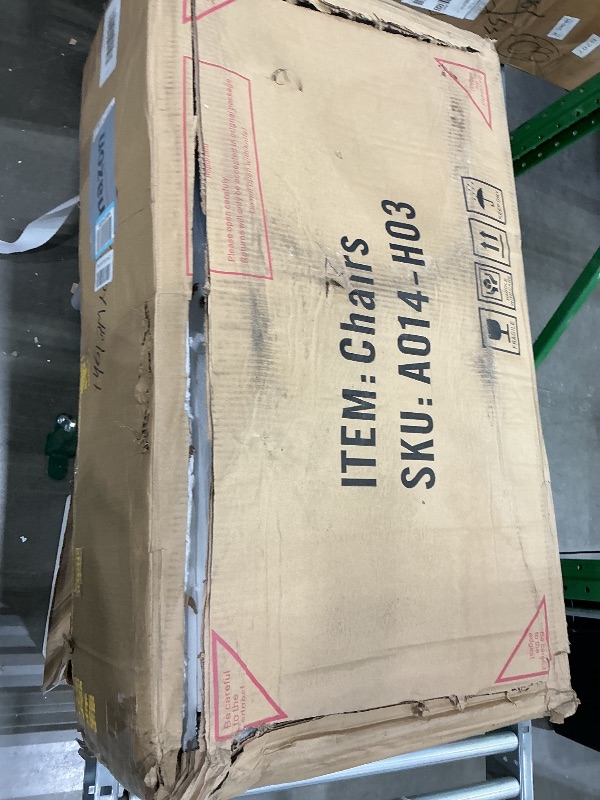 Photo 1 of *PARTIAL SET*
Zevemomo Chairs Set, Rectangular Metal Frame Table with 6 Chairs, Modern Table Furniture Set for Kitchen, Dining Room and Living Room, Brown