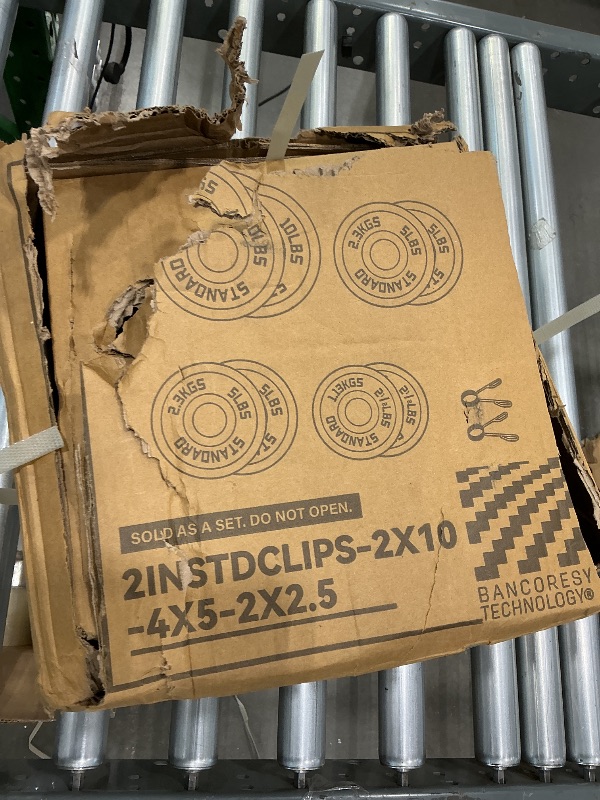 Photo 1 of Barbell Set, 255 Pounds, Style #C â€“ Black