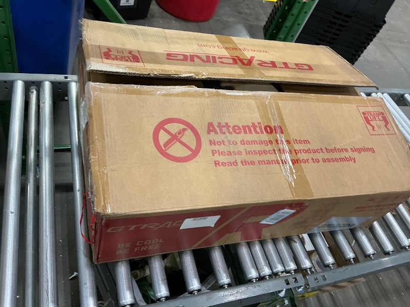 Photo 1 of *USED*
GTRACING Gaming Chair with Reclining Backrest, Adjustable Height and Swivel Base, Ergonomic Computer Chair with Headrest and Lumbar Support (Black)