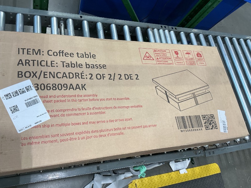 Photo 1 of *PARTIAL SET - ONLY box 2/2, Missing box 1/2*
Coffee table