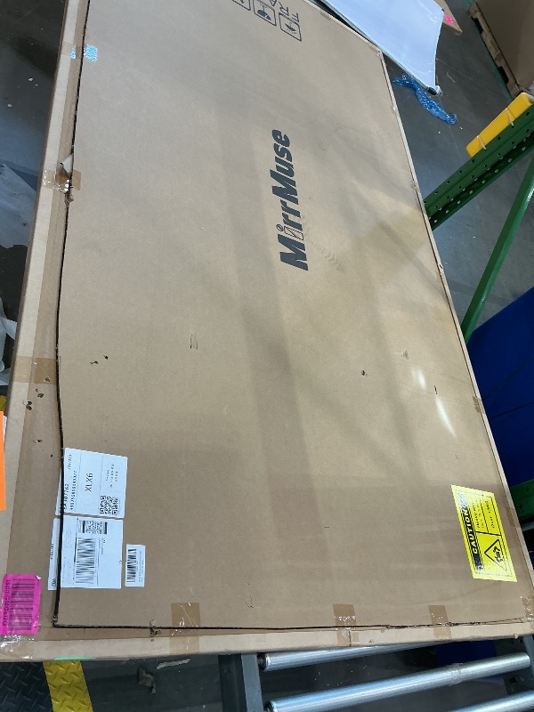 Photo 1 of 82"X44" Oversized Floor Mirror Full Length, Extra Large Standing Mirror for Gym Bedroom Living Room Clothing Store, Tempered Glass Black Full Length Body Mirror, Hanging or Wall Mounted