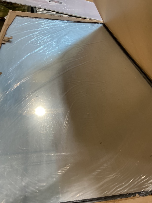 Photo 3 of 82"X44" Oversized Floor Mirror Full Length, Extra Large Standing Mirror for Gym Bedroom Living Room Clothing Store, Tempered Glass Black Full Length Body Mirror, Hanging or Wall Mounted