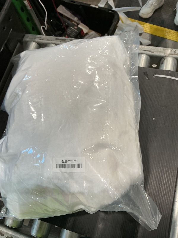 Photo 1 of *USED*
Ghouse Ultra Soft Faux Rabbit Fur Rug 3x5, Machine Washable Area Rugs for Bedroom Fluffy Rugs for Living Room, No-Shedding Carpet Sheepskin Rug White