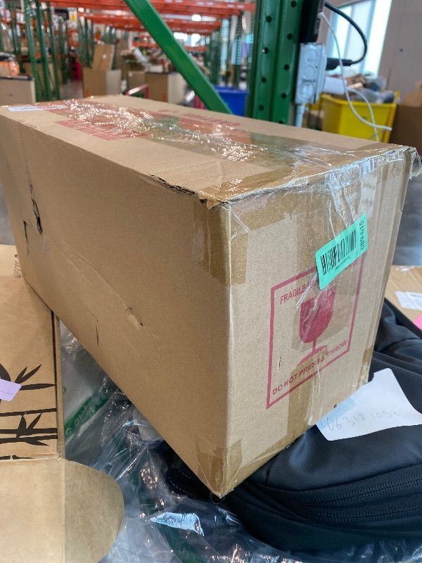 Photo 1 of *USED*
3 Pack Glass Jars and Acrylic Dryer Sheet Holder, Laundry Pods Container with Bamboo Lid and Measuring Cups for Laundry Room Organization, Powder Detergent Containers (Black)