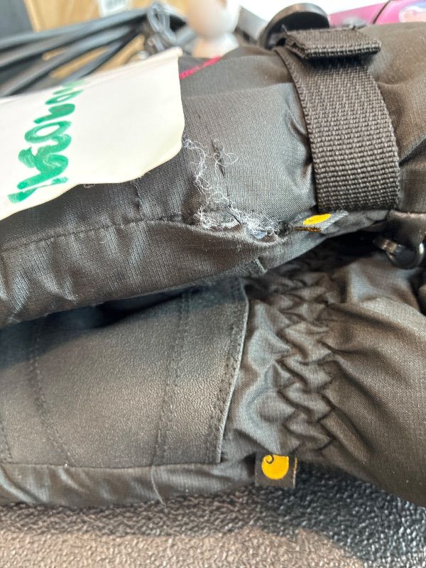 Photo 1 of **MINOR DAMAGE - USED**
Carhartt Women's Waterproof Insulated Knit Cuff Glove, Black, Large