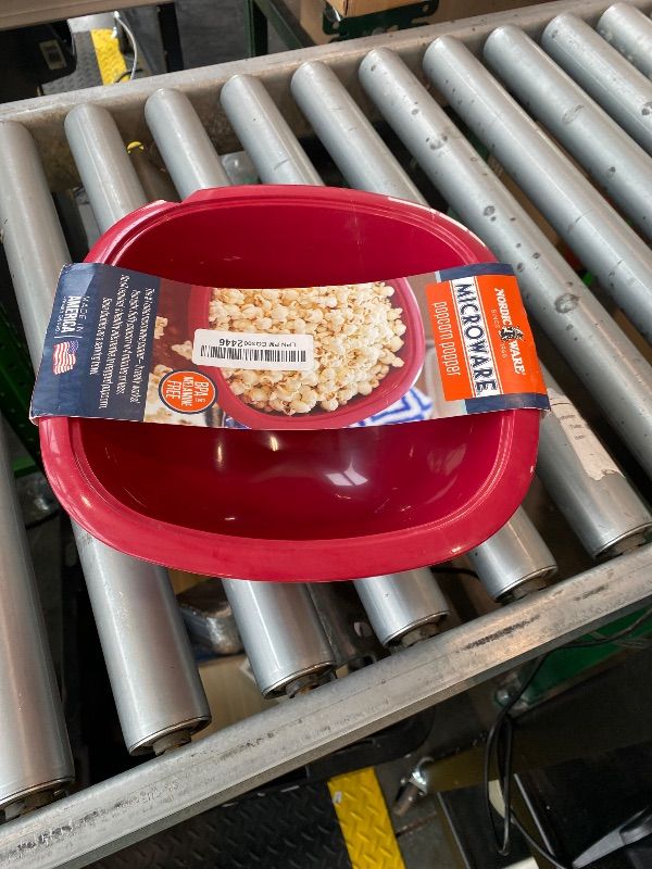 Photo 1 of **Missing Part**
Nordic Ware Microwave Popcorn Popper, Red 12 Cup