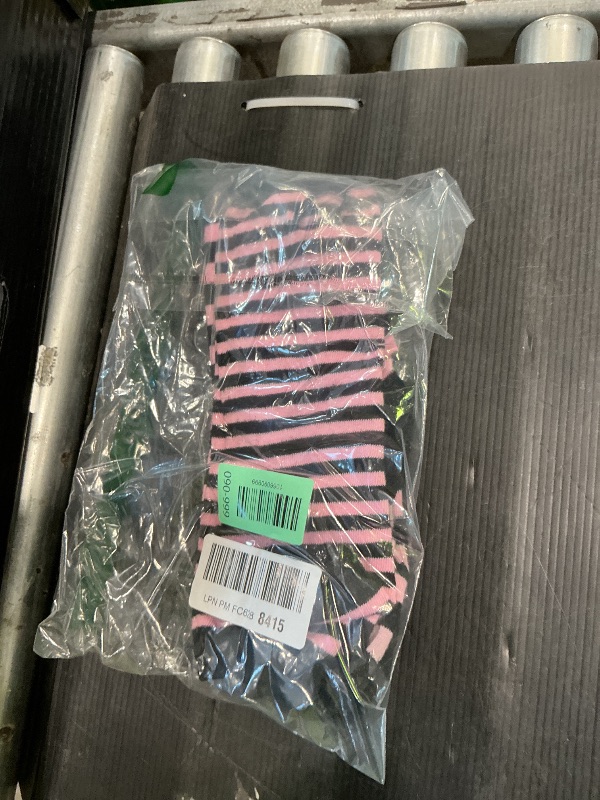 View 2 of *MISSING ITEMS UNKNOWN*
LUHOHI Striped Arm Leg Warmers Sleeves Set?Striped Socks Knee High and Fingerless Gloves Rainbow Fringe Hand Warmer Winter Thigh Leggings Long Knit for Women Girls Stocking,Light Pink