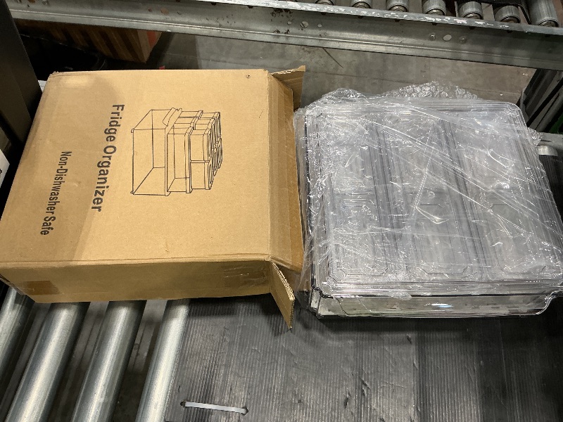 Photo 1 of 10 Pack Refrigerator Pantry Organizer Bins, Stackable Fridge Organizer Bins with Lids, Clear Plastic Food Storage Bins for Kitchen, Countertops, Cabinets, Fridge, Drinks, Fruits, Vegetable, Cereals