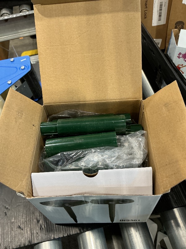 Photo 1 of **UNTESTED**
2 Pack Solar Animal Repeller for Raccoons, Deer & Squirrels - Ultrasonic & Strobe Light, Outdoor Deterrent for Cats, Dogs, Raccoons, Rabbits, Skunks, Foxes & More