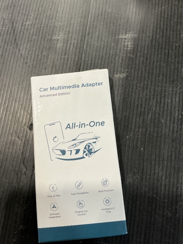 Photo 1 of **Missing Part - Adapter missing**
2-in-1 Wireless CarPlay Adapter & Car TV Mate Pro 2025 [Anti-Interference, Aluminum Case] Convert Wired to Wireless Apple Car Play or HDMI for TV Stick, Fit for 2016+ Cars, Christmas for Gift for Men