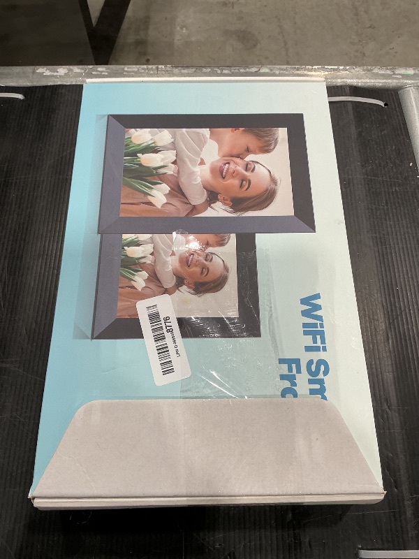 Photo 1 of **CRACKED, FUNCTIONAL**Frameo Digital Frame WiFi, 10.1inch Smart Photo Frames Electronic Digital Picture Frame, 1280x800, Touch Screen, Auto-Rotate, Wall Mountable, 16GB, Share Instant Photos/Videos via Frameo-App Anywhere