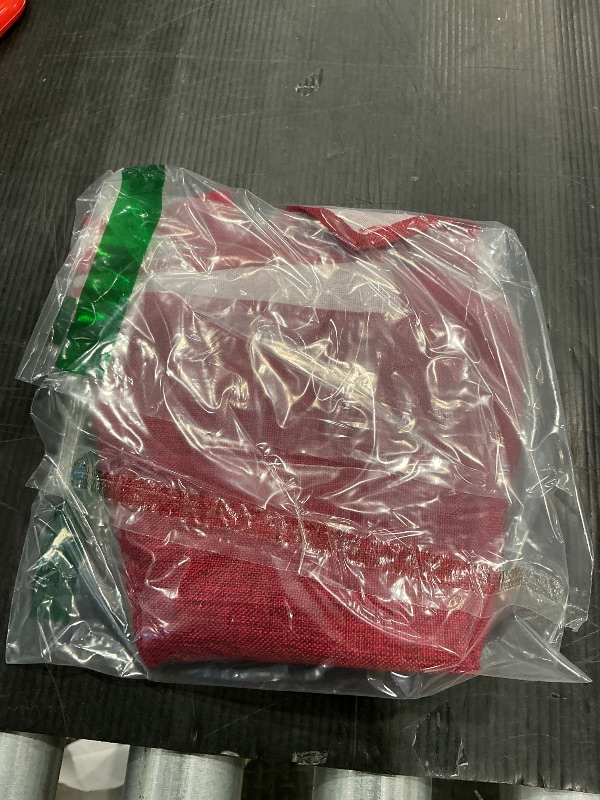 Photo 1 of **MINOR DAMAGE**
 Mode Dark Red Table Runner, Seasonal Christmas Valentine's Washable Kitchen Dining Table Decoration for Home Party Decor 13x72 Inch