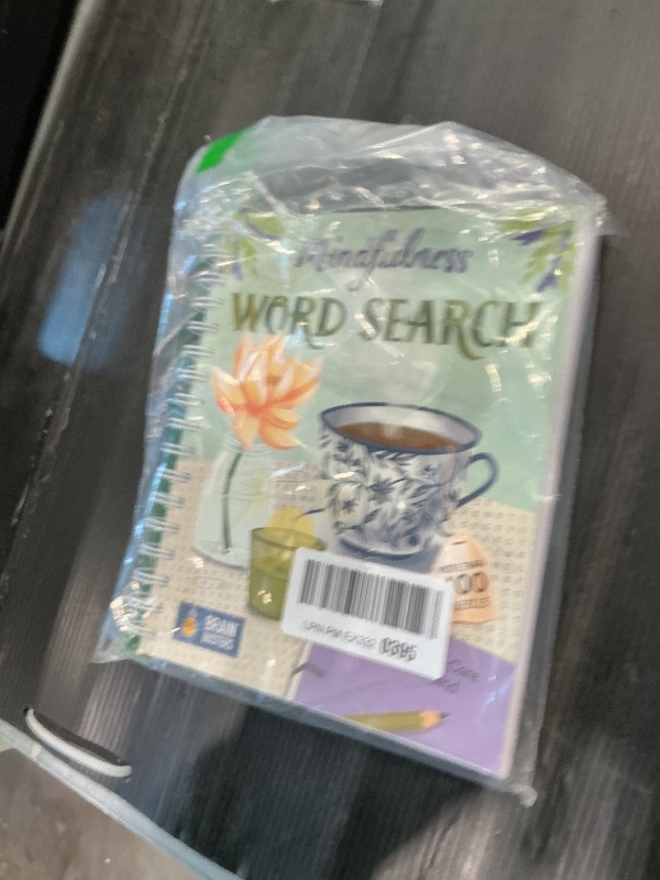 Photo 1 of Mindfulness Word Search Book - Spiral-Bound Puzzle Multi-Level Word Search Book for Adults Including More Than 400 Puzzles; Puzzles for Self-Care and a Zen Mind (Brain Busters)
