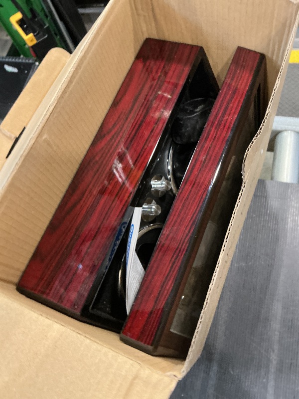 Photo 1 of *dirty item* Oryx 6 Watch Winder for Automatic Watches, Rotating Watch Box 5 Rotation Modes Setting Display Case with Extra Watches Storages and LED Light, Lockable Winders USB Powered Super Quiet Mabuchi Motor