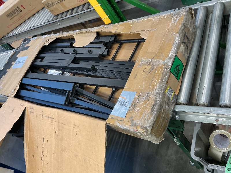 Photo 1 of **MISSING PARTS - SEE CLERK NOTES**
BedsPick Queen Size Classic Metal Queen Bed Frame with Victorian Style Wrought Iron-Art Headboard, 13 Steel Slats and 12.5" Under Bed Storage, No Box Spring Needed, Noise Free, Easy Assembly, Black