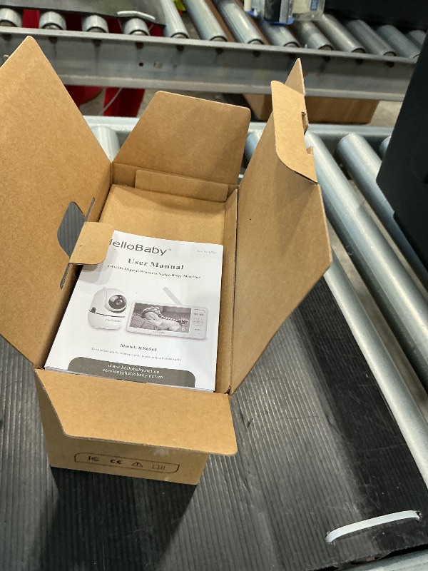 Photo 1 of HelloBaby Baby Monitor 6" World First IPS Screen 30H Battery, Secure No WiFi, Pan Tilt Video Camera with Night Vision, VOX, 2-Way Talk, 1000ft, Portable Video Audio Monitor Ideal for Mom, Elderly, Pet