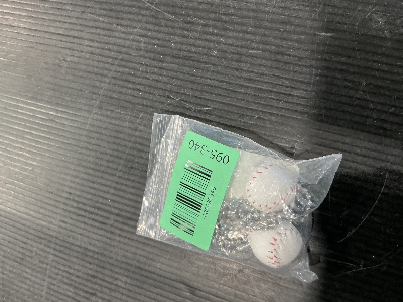 Photo 1 of **MISSING PARTS**
Aceple 4PCS Baseball Ceiling Fan Pull Chain Ornaments, 12 Inches Decorative Fan Pulls Extender Chains with Baseball and Bats Pendant for Ceiling Fan&Lamp Chain