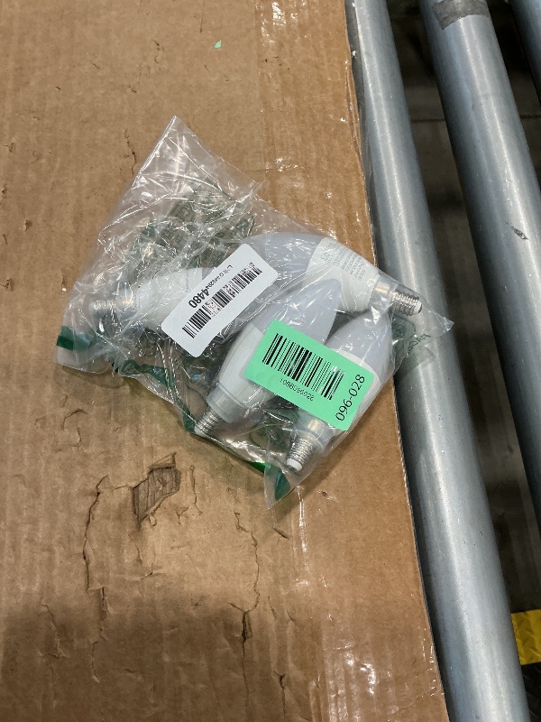 Photo 1 of ***MISSING PIECES*** Lightinginside E12 Smart Light Bulbs 60W Equiv., Work with Alexa/Google Home/Smart Life, 500LM 6W RGBCW Candle Candelabra LED Light Bulbs, No Hub Required, 2.4G WiFi Bluetooth Bulb, ETL Listed, 6PCS