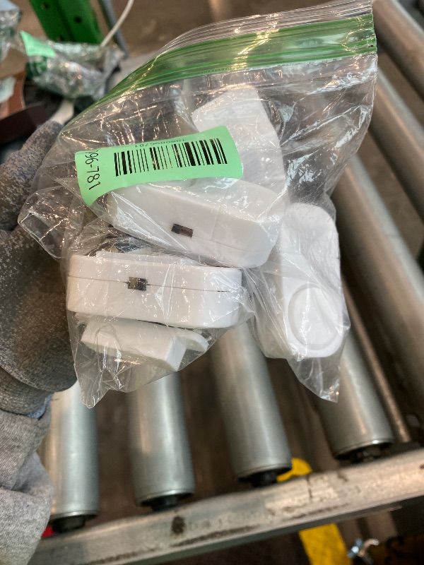 Photo 1 of *PARTIAL SET - ONLY 3 Pcs*
12 Pack Wireless Security Window/Door Alarm, Magnetic Sensor Door Window Burglar Alert Alarm Pool Alarms Super Loud for Home, Garage, Apartment, Dorm, RV and Office(Include Batteries)