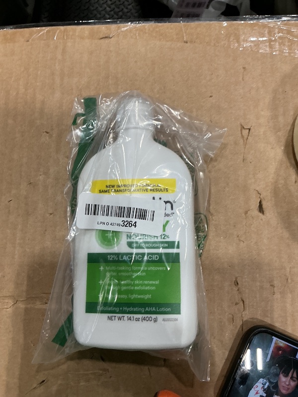 Photo 1 of *MINOR DAMAGE - USED*
AmLactin Daily Nourish - Therapeutic Body Lotion for Dry Skin - No-Scrub Exfoliator and Moisturizer with 12% Lactic Acid AHA, 14.1 oz (Packaging May Vary)