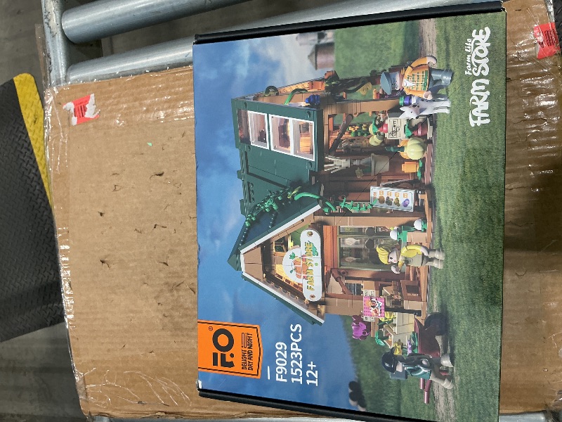 Photo 2 of Funwhole Farm-Store Lighting Building-Bricks Set - Farm Shop LED Light Construction Building Model Set 1523 Pcs for Adults and Teen