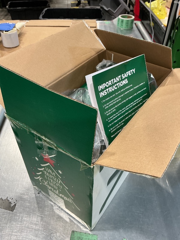 Photo 1 of (2025 Upgrade) Rotating Christmas Tree Stand with Remote Control, Stable 360 Revolving Tree Base Stand, Up to 7.5ft 90lb. Adjustable Christmas Tree Holder for Xmas Tree, Artificial Tree (Green)