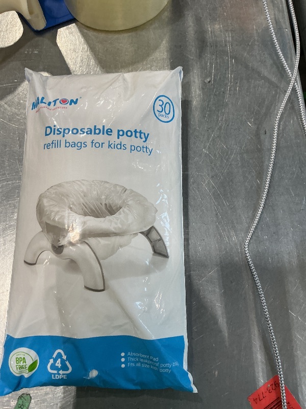Photo 1 of [30 Counts] Disposable Potty Liners with Absorbent Pads, Portable Travel Toilet Bags Compatible with OXO Tot 2-in-1 Go Potty, Toilet Training Liners Fit Most Potty Chairs for Kids, Toddlers