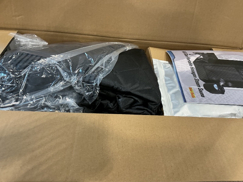 Photo 3 of Red Light Sauna Box for Relaxation,Detoxification,Portable Steam Sauna for Home with XL Steamer,15 Levels, 73”x 36”x36”?Larger Folding Chair, Gym-Black?