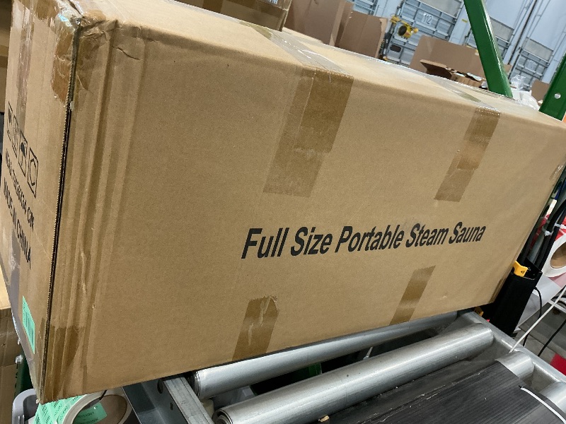 Photo 1 of Red Light Sauna Box for Relaxation,Detoxification,Portable Steam Sauna for Home with XL Steamer,15 Levels, 73”x 36”x36”?Larger Folding Chair, Gym-Black?