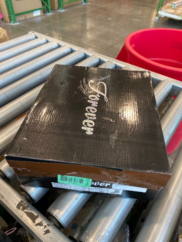 Photo 1 of *USED*
ABSOLEX Women Pointed Toe Rhinestone Block Medium Heel Ankle Booties, Gold, 10