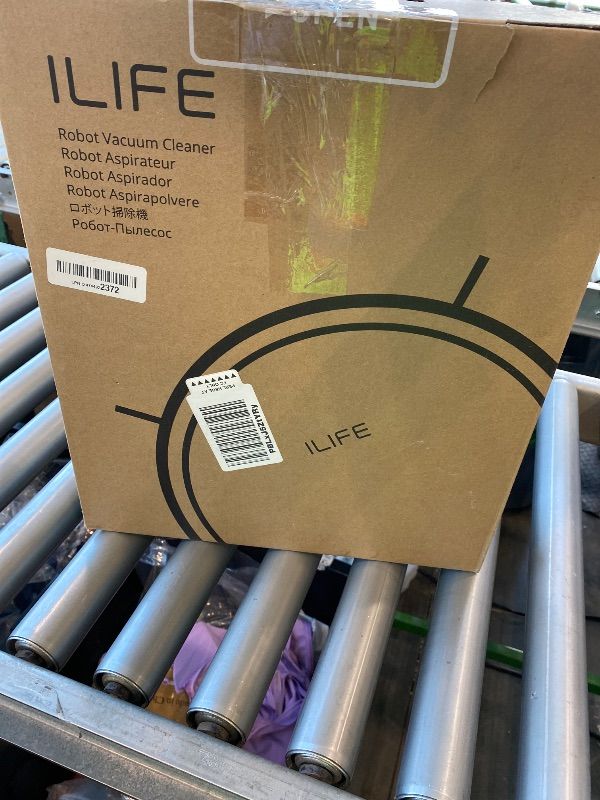 Photo 1 of **Missing Part - Cord Missing**
ILIFE V5s Plus Robot Vacuum and Mop Combo with Wi-Fi/App/Alexa, Automatic Self-Charging Robotic Vacuum Cleaner, Slim and Quiet, Cleans Hard Floors Carpets and Pet Hair (V5s Pro Upgrade Version)