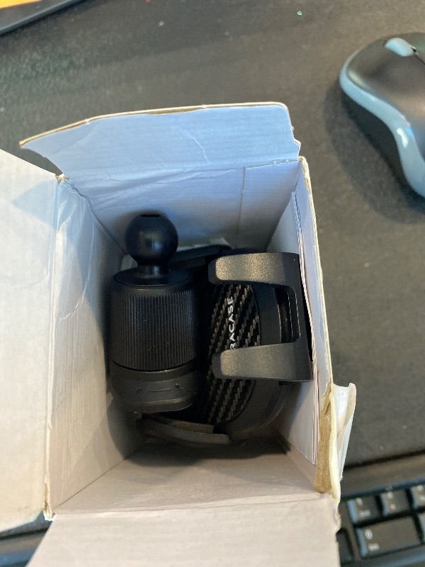 Photo 1 of ***MISSING TIGHTNING NUT*** Miracase Phone Holders for Your Car with Metal Hook Clip, Air Vent Cell Phone Stand Car Mount, Universal Automobile Cradle for Garmin GPS Fit iPhone Android and All Smartphones, Dark Black