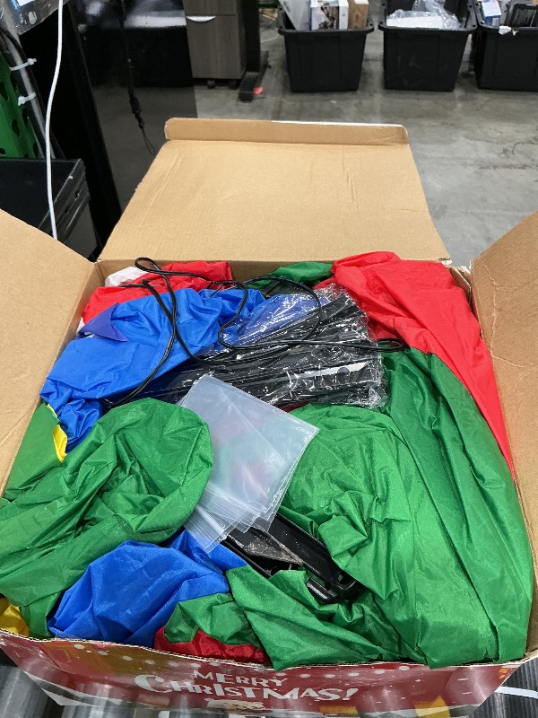 Photo 1 of 10FT Christmas Inflatables Archway with Santa Claus, Snowman & Christmas Tree, Large Blow Up Outdoor Decorations with 5 LED Lights, Self-Inflate Christmas Arch for Yard Lawn Patio Holiday Decoration