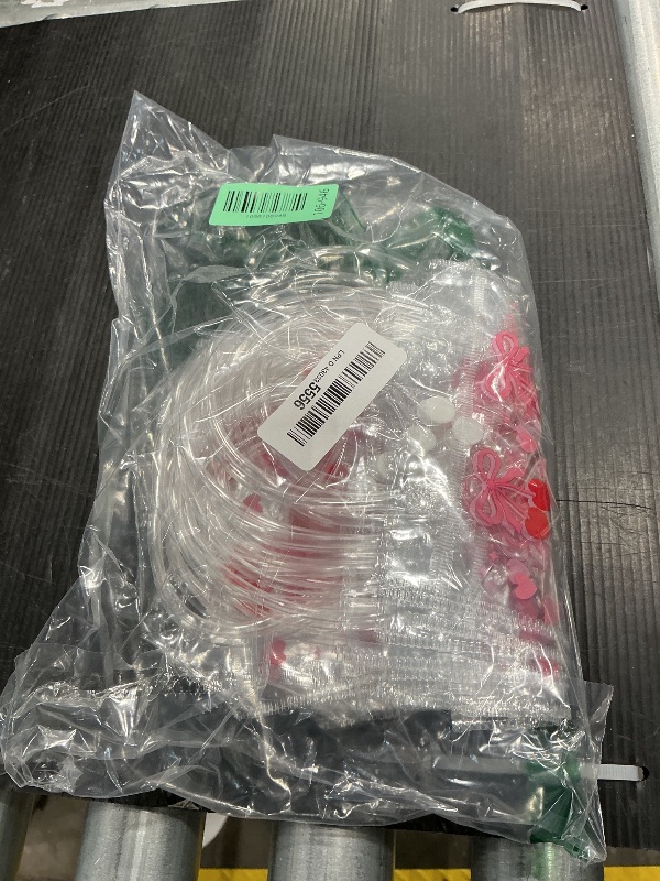 Photo 1 of 24 Pcs Cherry Party Favor Bags Clear PVC Cherry Ribbon Gift Bags with Handles Reusable Party Favor Bag for Girls Women Birthday Wedding Baby Shower Party, 6.3x5.9x2.8 Inch