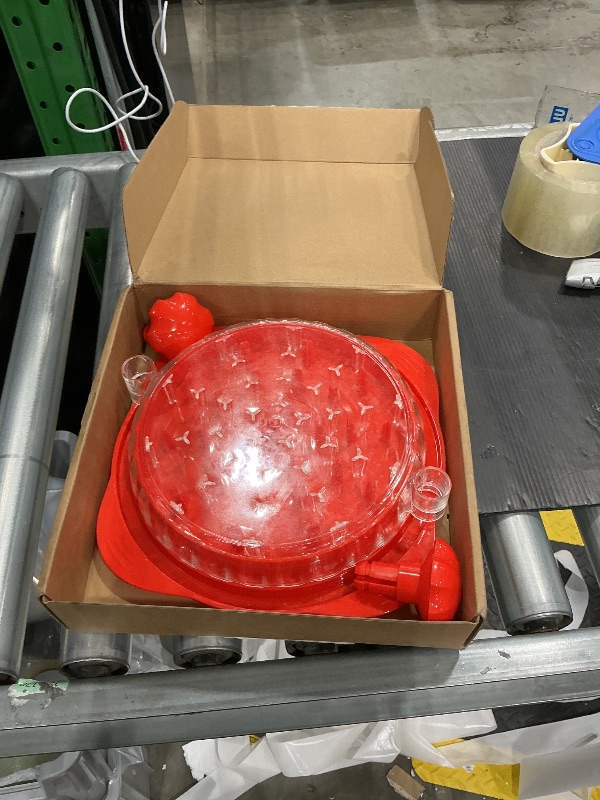 Photo 1 of *USED*
XUPAINC XL 11.5” Chicken Shredder, Large Pro Meat Shredder Tool Twist with Ergonomic Handle, Strong Non-Slip Base, Dishwasher Safe, Kitchen Chicken Grinder for Ground Food, Vegetables, Red